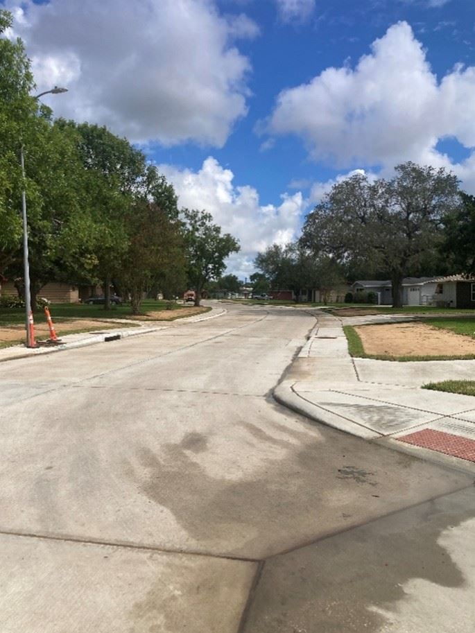 September 2025: Pin Oak Shady Oaks Forest Oaks Lane Rehabilitation